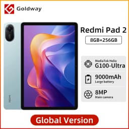 Global Version Xiaomi Redmi Pad 2 Tablets 128GB/256GB 11" 2.5K 90Hz Display MTK Helio G100-Ultra 9000mAh Battery Dolby Atmos