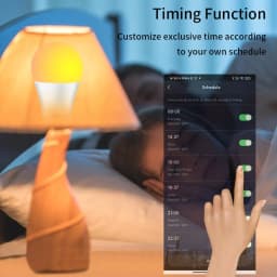 E27 LED Smart Bulb WiFi Tuya Smart Life APP Control Dimmable 15W 18W RGB+CW+WW Light Bulb For Home Bedroom Hotel Bar Party Decor