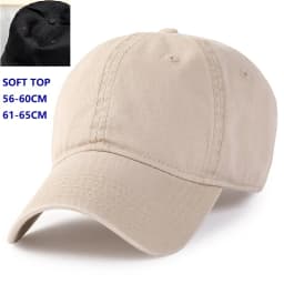 11 Colors Oversize Baseball Cap XXL Big Head Hats for Men Large Head Dad Hat Adjustable Plus Size