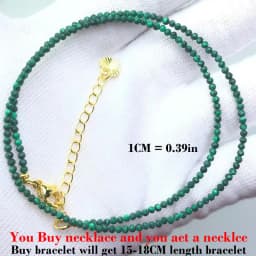Simple Bohemian Natural Stone Cut the Shiny Beads Necklace Bracelet Set for Women Charms Fashion Female Party Gift Jewelry