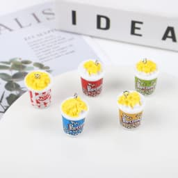 10PCS 8*34MM Cute Resin Bottle Charms Pendants Handmade Accessories Jewelry DIY Earring Necklace Keychain