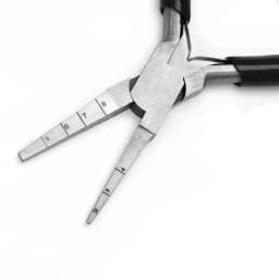 Precision Round /Square Nose Pliers (2~8mm Loops) Wire Looping Pliers for Beading Jewelry Making and Wire Forming