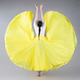 720 Deee Oversized Skirt Ultra Wide Hem awl f-length Skirts for Square Dance And Ethnic Dance High Waist Slimming