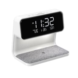 Bedroom Bedside Lamp Clock Made Of ABS Material Suitable For Home/Office Holiday Atmosphere Decoration USB Plug In Use