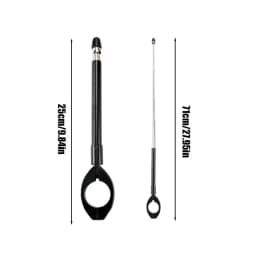 Motorcycle Anti Kite Wire Device Flagpole Retractable Motorcycle Flag Pole Mount Kit Portable Flag Mount Accessories Travel Flag