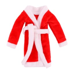 Doll Clothes Bathrobe Mulitcolor Robe Plush Solid/Leopard Dress For 11.8inch 30Cm Accessories Baby Girl's Holiday Gifts