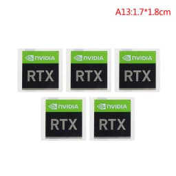 5pcs/lot NVIDIA GTX GEFORCE Sticker Label decal For LAPTOP Desktop computer
