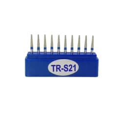 10Pcs/Box Dental Diamond Bur FG High Speed Burs TR SERIES for Teeth Polishing 1.6mm