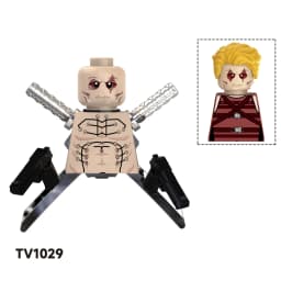 Blind Box Mini Building Blocks TV6204 Figures Big Goblin Spiderman Iron Man Venom Captain Hawk Deadpool Armor Christmas Gift Toy