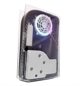 Transparent Cooling Vent Shell Hard Plastic Replacement Plate Case Cover for PS5 Disc Edition Gaming Console