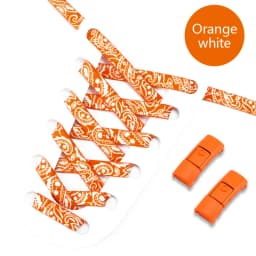 Elastic Laces Sneakers Cashew Flower Colorful Press Lock Shoelace Without Ties AF1/AJ Kid Adult 8MM Thick Sports No Tie Shoelace