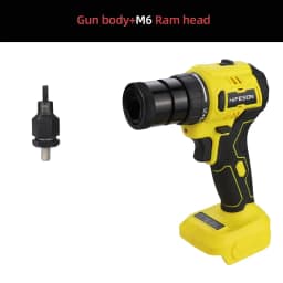 HIFESON Powerful Brushless Electric Rivet Nut Gun Nut Riveter Rivet Tool No Battery M3M4M5M6 For 18V/21V/26V Makita Battery