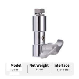Meking Light Stand Adapter C Stand Camera Mount Light Stand Tripod Screw 1/4 "3/8" and 5/8" Fixing Nut Photo Studio Accessories