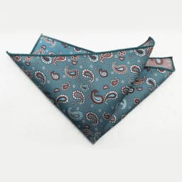 Classic Pasiley Pocket Square Mens Formal Business Black White Handkerchief Wedding Party Suit Accessories Daily Neckwear Cravat