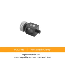 PC12 Series Ø12mm Post Angle Clamp 1/2 Inch Support Rod Assembly Accessories Cage Rod Optical Column