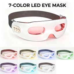 Eye Massager 7 Color LED Red light Remove Eye Bags Dark Circles Puffiness Hot Compress Eye Relieve Eye Fatigue Home Use