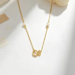 Light Blue Gem Bear Necklace Sweet Girly Neck Ornament Dainty Accessory Great Gift for Travel, Banquet and Daily Matching