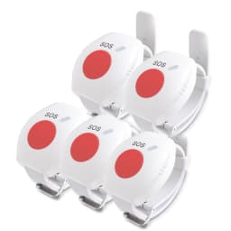 Topvico 1/2/3/5pcs Panic Button RF 433mhz SOS Emergency Button Elderly Alarm Watch Bracelet Old People Home Security Alarm
