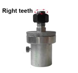 Motor Shaft Adapter 14MM to 12.6mm Flat Mill Coupling Waterproof Shaft Head for Gemstone Machine