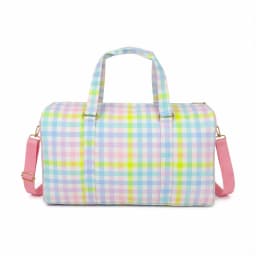 New Large Size Rainbow Plaid Fanny Pack Chest Pack Toiletry Storage Pouch Grid Outdoor Fanny Pack Travel Wash Cosmetic Bag Gift