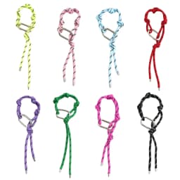 INS Handmade Nylon Rope Keychain DIY Personalized Pendant Rope Key Chain Y2K Korean Style Couple Climbing Rope Bracelet
