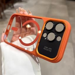 Armor Magnetic Clear PC Shockproof Cover For iPhone 17 Pro Max Air for Magsafe Phone Case for iPhone 18 14 15 12 16 Pro Max Cap