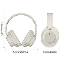 Wireless Headphones Bluetooth 5.3 Headset Foldable Portable Earphones Fashion Photography Props Aesthetic Outfit Accessories Long Battery Life Comfortable Lightweight Over Ear Bass Stereo Sound Adjustable Headband For Travel Workout Teens Daily Usage