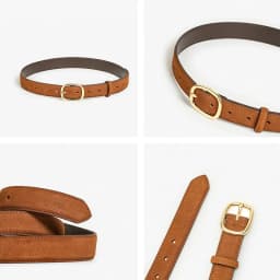 BEAUTODAU Belt Women Split Leather Trend Elliptical Pin Buckle Accessories All-Match Jeans Waistband Ladies Handmade 91119