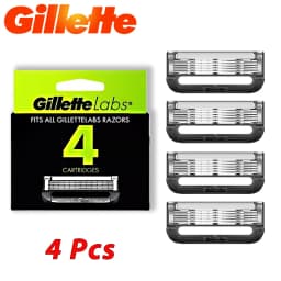 Gillette labs heated razor Bugatti Veyron series Gillette labs Men's Shaver Set 5-layer razor blade Stainless steel material