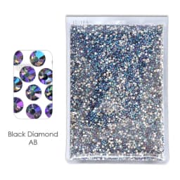 Bulk Wholesale AB Colours Big Package Non Hot Fix Rhinestone ss16 ss20 ss30 Flat Back Crystals Strass Stone For Nail Wedding