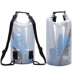 Half Transparent Waterproof Swimming Bag Dry Sack 2//5/10/15/20L Floating Dry Gear Bags For Boating Fishing Rafting Swimming