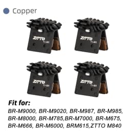 ZTTO MTB Bicycle Cooling Disc Brake Pad Heat Dissipation Ice Tech Resin Bike Hydraulic Oil Caliper Pads SLX Deore XT XTR M8000