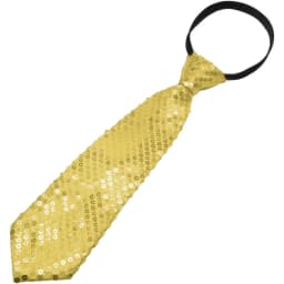 1pcs Unisex Shinning Sequins Tie Casual Tie Sequin Tie Adjustable Zipper Necktie for Festival Dance Costume Party Event Wedding