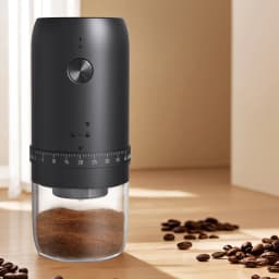 Portable USB Electric Coffee Bean Grinder 40 Gears Adjustable Rechargeable Mini Coffee Machine for Household Use