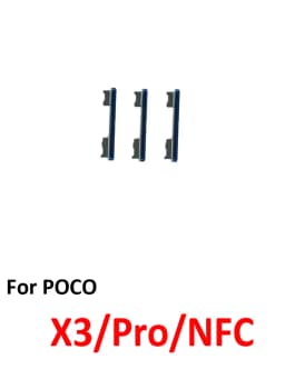 For Xiaomi Poco Pocophone X3 NFC X3 Pro Volume Button Up Down Side Key Internal Power Control Flex Cable Repair Parts