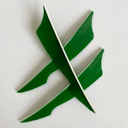 100 Pcs IBOUNFOX 4 Inch Natural Turkey Arrow Feathers Sting Shape Archery Fletches Feather Arrow Feltching Right Wing