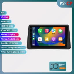 9" Hizpo 2Din Android Auto Car Radio for Opel Vauxhall Mokka 1 2012 - 2016 UI7862 Multimedia SWC RDS DSP 4G BT CarPlay 360° CAM