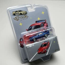 [In Stock] Sonic Gear 1/64 Mazda RX7 AE86 Golf GTI Honda JAZZ alloy car model, ideal for holiday gifts and collection pieces.