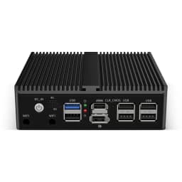 Intel Celeron J6412 Soft Router Fanless Mini PC 4x Intel i226 2.5G LAN HD DP pfSense 4G/5G Firewall Appliance ESXI AES-NI