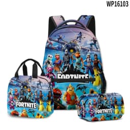 New Fortnite Game Backpack Anime Schoolbag Student Shcool Bags Supplies Cosplay Pencil Bag Kawaii Lunch Bag Birthday Gift