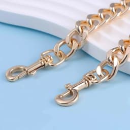 Metal Aluminum Chain Wallet Messenger Bag Shoulder Strap Replacement Thick Chain DIY Decorative Sling Bag Chain