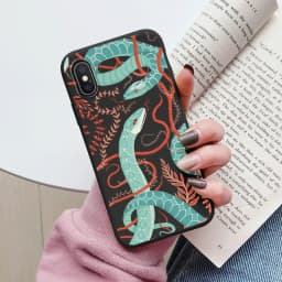 Flowers Funda For Phone Case iPhone X XS MAX XR Capa Soft Silicone Cute Cat Bear Back Cover For iPhone XR Bumper Women Anti-Fall