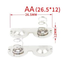 20PCS DIY Toy Remote Control Accessories Spring Sheet AA/AAA Contact Sheet Battery Box Positive And Negative Sheets