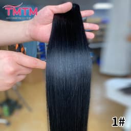 Straight Clip In Human Hair Extensions 7 Pcs/Set Full Head Brazilian Clip Ins Hair 85/120 Grams Clip on Hair Extension for Women