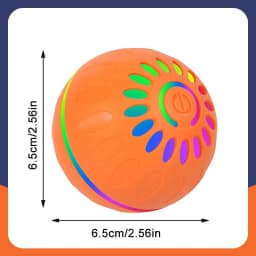 Interactive Smart Dogs Toys Balls - USB Automatic Moving Bouncing Ball for Puppy to Large Dog - Electronic Pets Ball Birthday Gi
