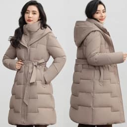 Women's Down Cotton Jacket 2024 Korean Version Versatile Lady Cotton Padded Outerwear Slim Temperament Ladies Winter Parka Coat