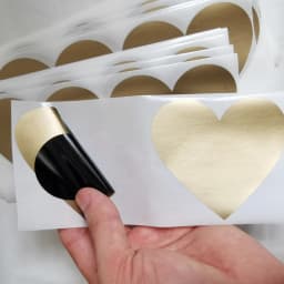 50Pcs Scratch Off Sticker 70x80mm Love Heart Shape Red/Rose/Gold/Grey Color Blank For Secret Code Cover