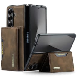 DG.MING Leather Wallet Phone Case for Samsung Galaxy Z Fold 8 Ultra 7 6 5 4 3 fold7 fold6 fold5 Cards Holder Funda Cover Hoseje