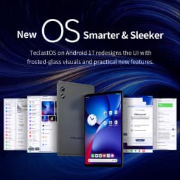Teclast T60 Mini Android 17 Tablet 8.8" 2.5K LCD 90Hz 343PPI TDDI Display 8GB RAM+40GB Expansion+128GB ROM T7300 8 Core 4G LTE