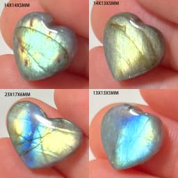 Wholesale Natural Stone Loose Beads Irregular Shape Bead Blue Purple Labradorite Cabochon 2-4Pcs/Lot